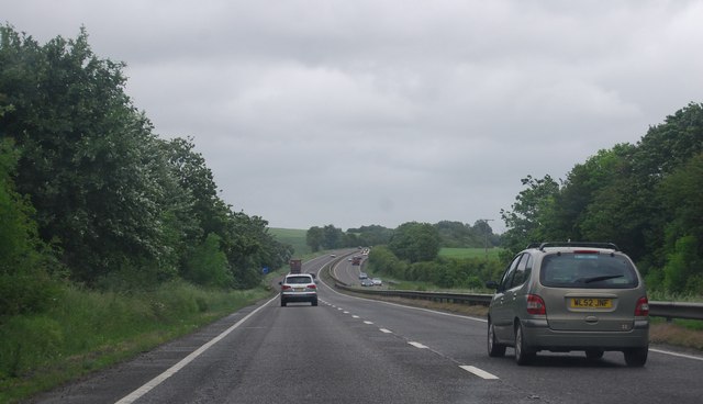 File:A303, Knole Hill - geograph.org.uk - 3024514.jpg