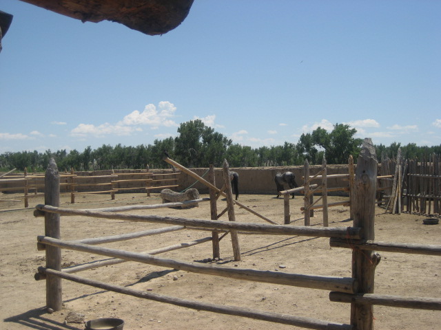 File:Bent's Old Fort - stable.jpg