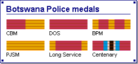 Botswana Police medals.gif