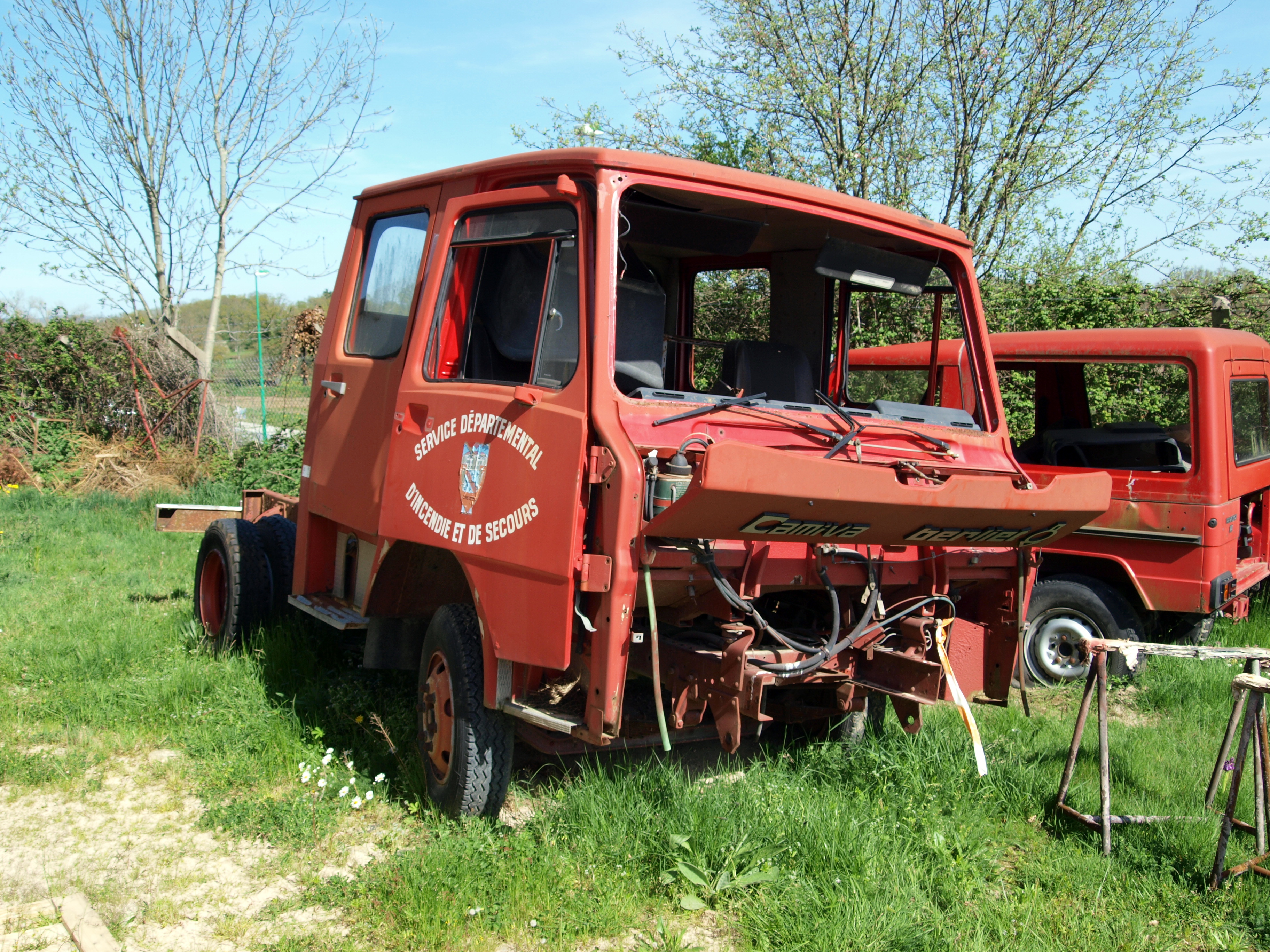 Description Camiva Berliet, Departement Cruese, France 14 24April2009 