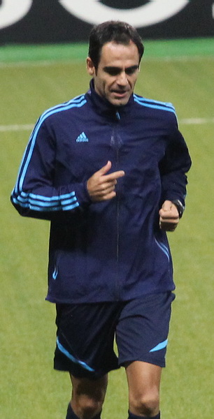 150px\nVelasco Carballo warming up prior to the Spartak Moscow–Chelsea Champions League match in October 2010