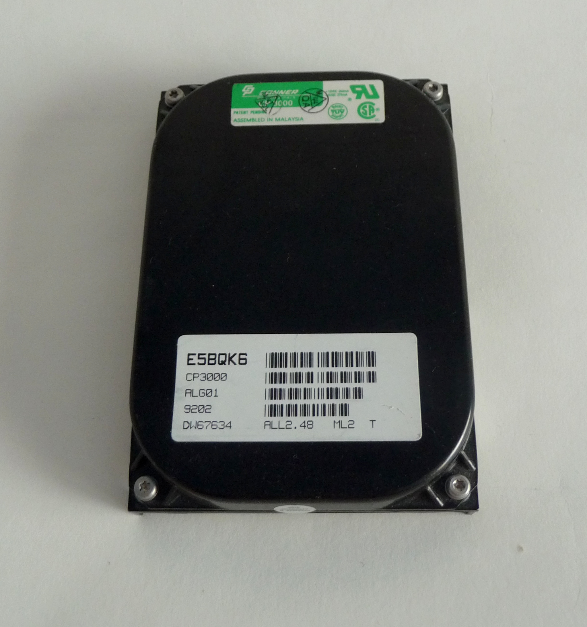 File:Conner CP3000 hard drive (1).jpg - Wikimedia Commons