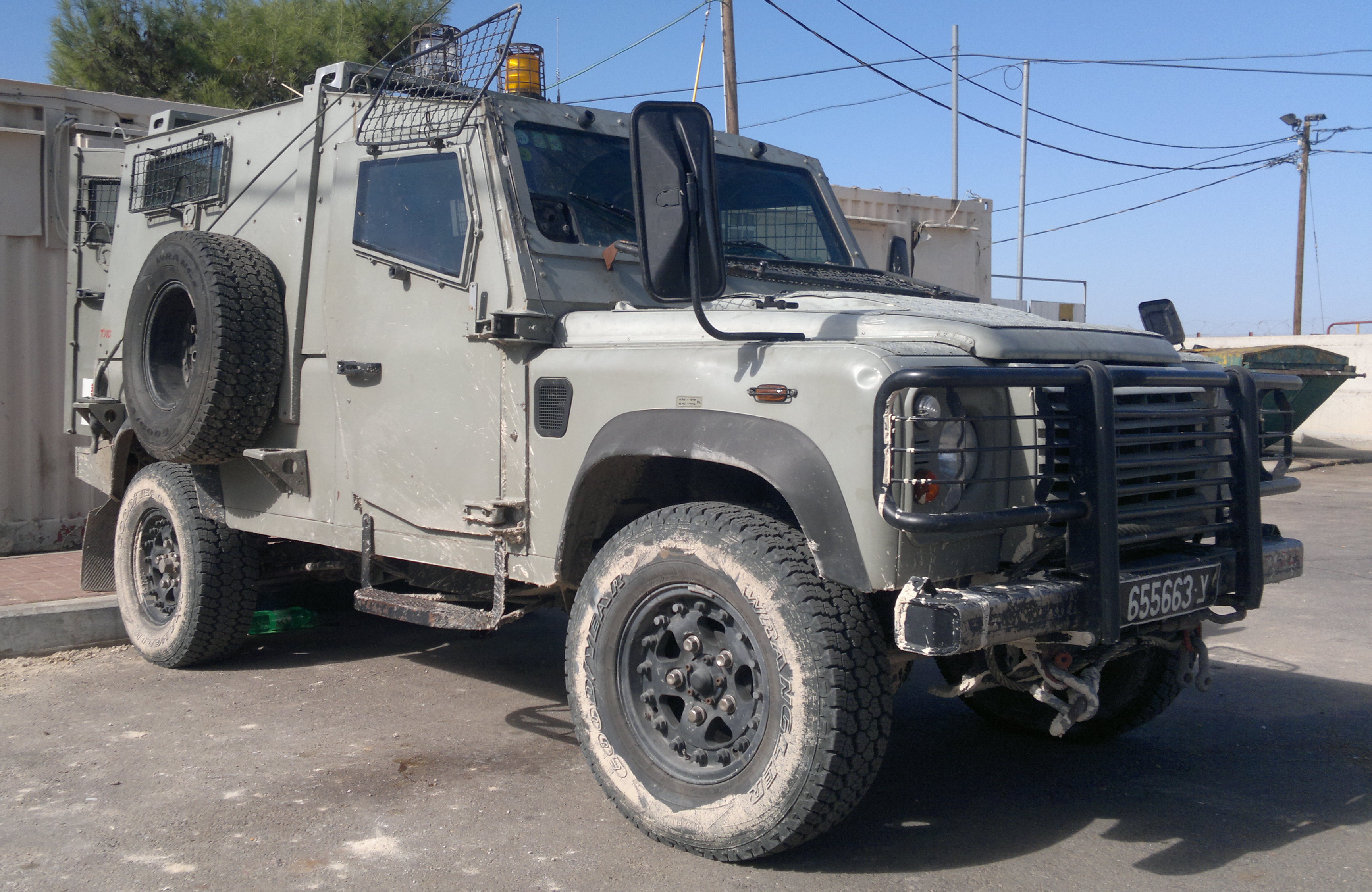 Armored Land Rover Defender