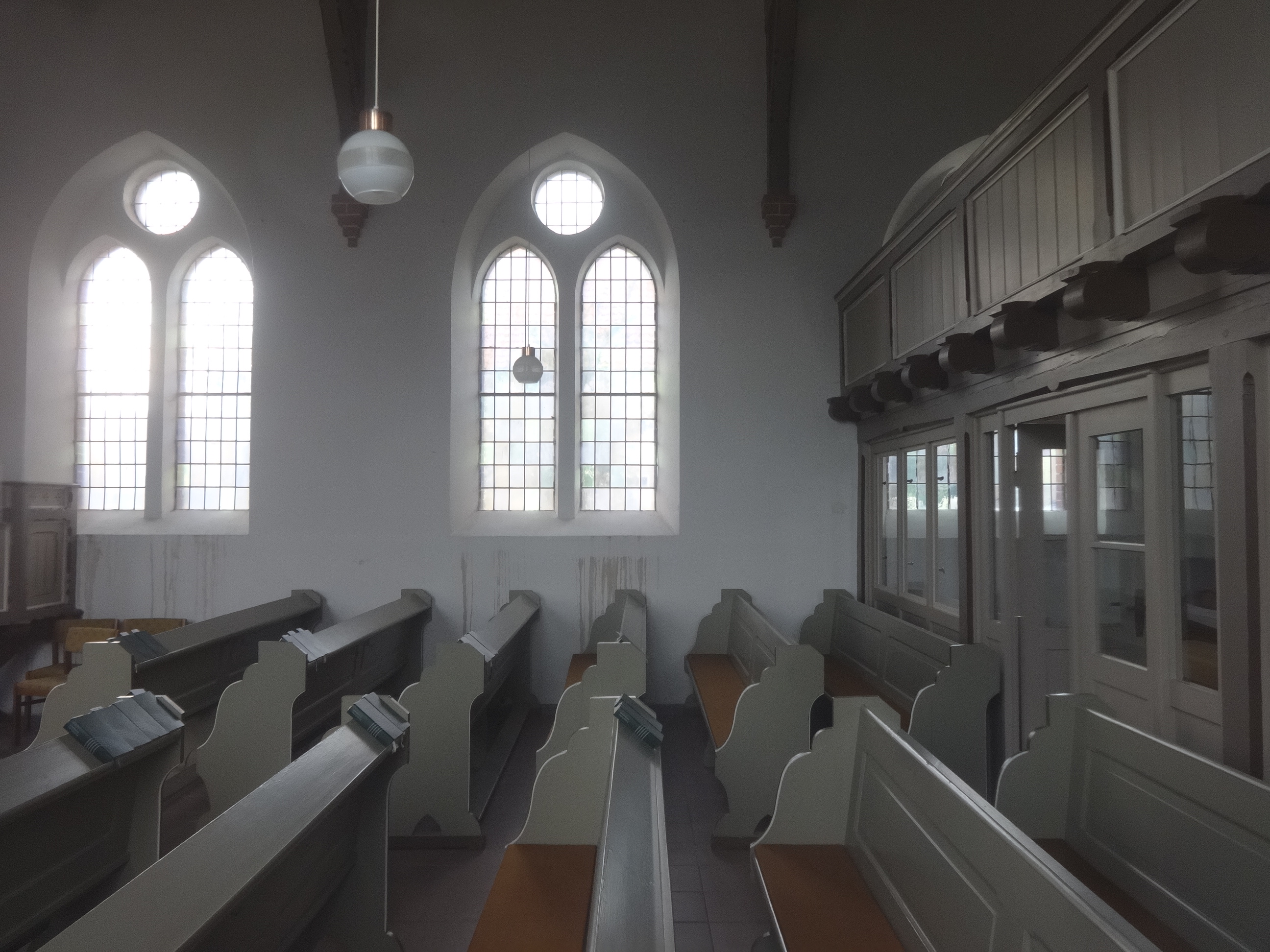 Datei Dorfkirche Ruhlsdorf Blick Ins Das Kirchenschiff Jpg