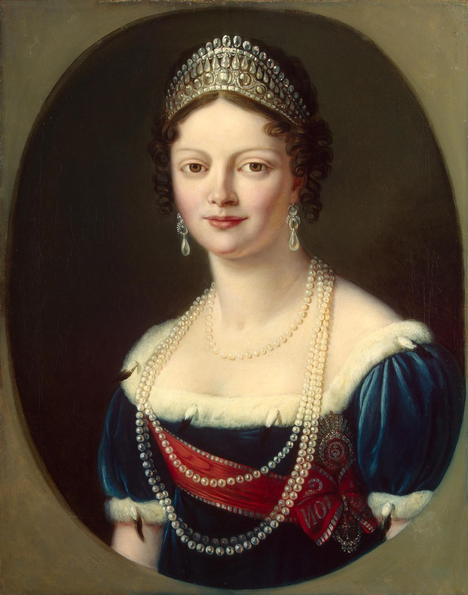 Ekaterina Pavlovna of Russia by anonymous (19 c., Hermitage)