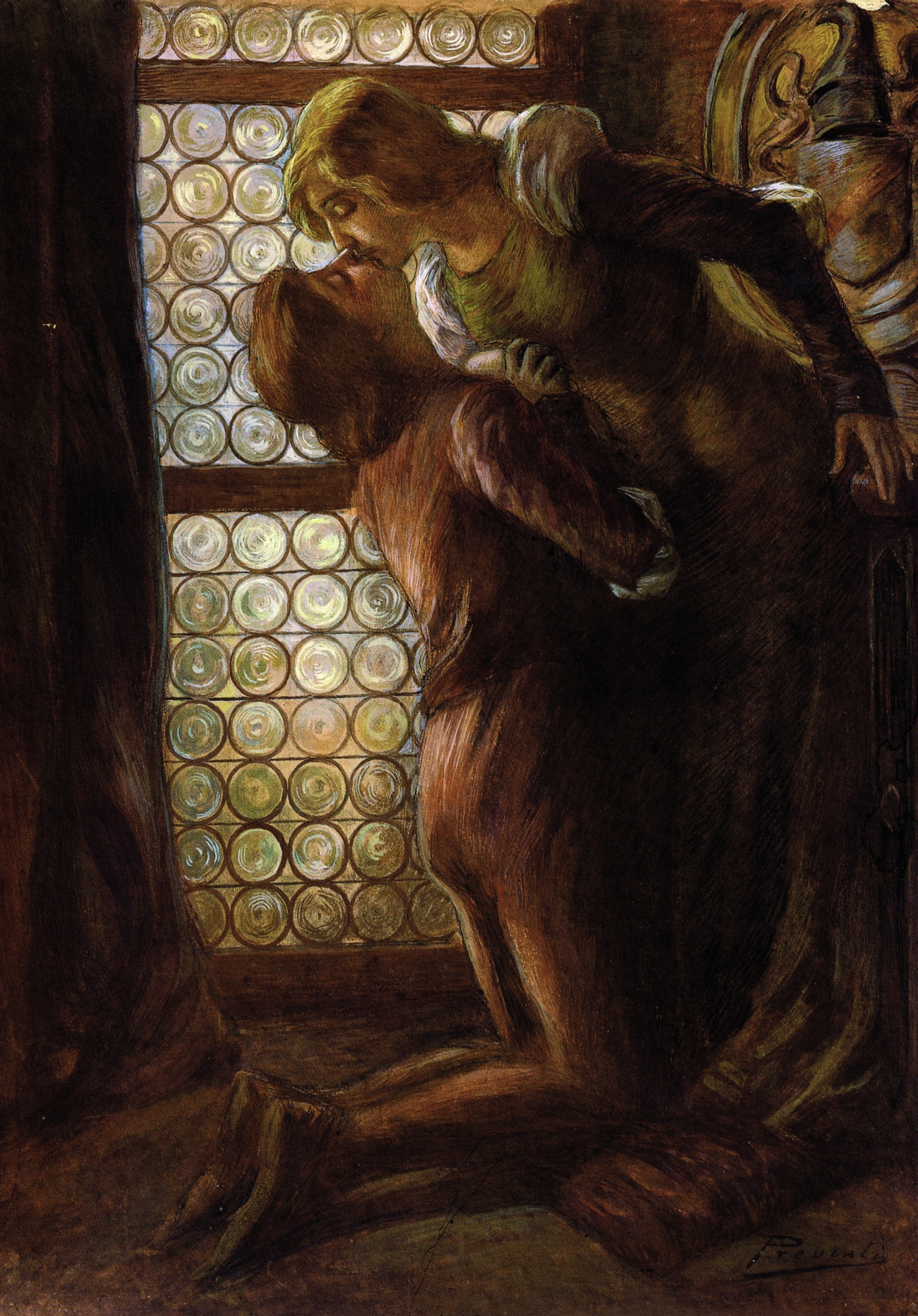 File Gaetano Previati Il Bacio Jpg Wikimedia Commons