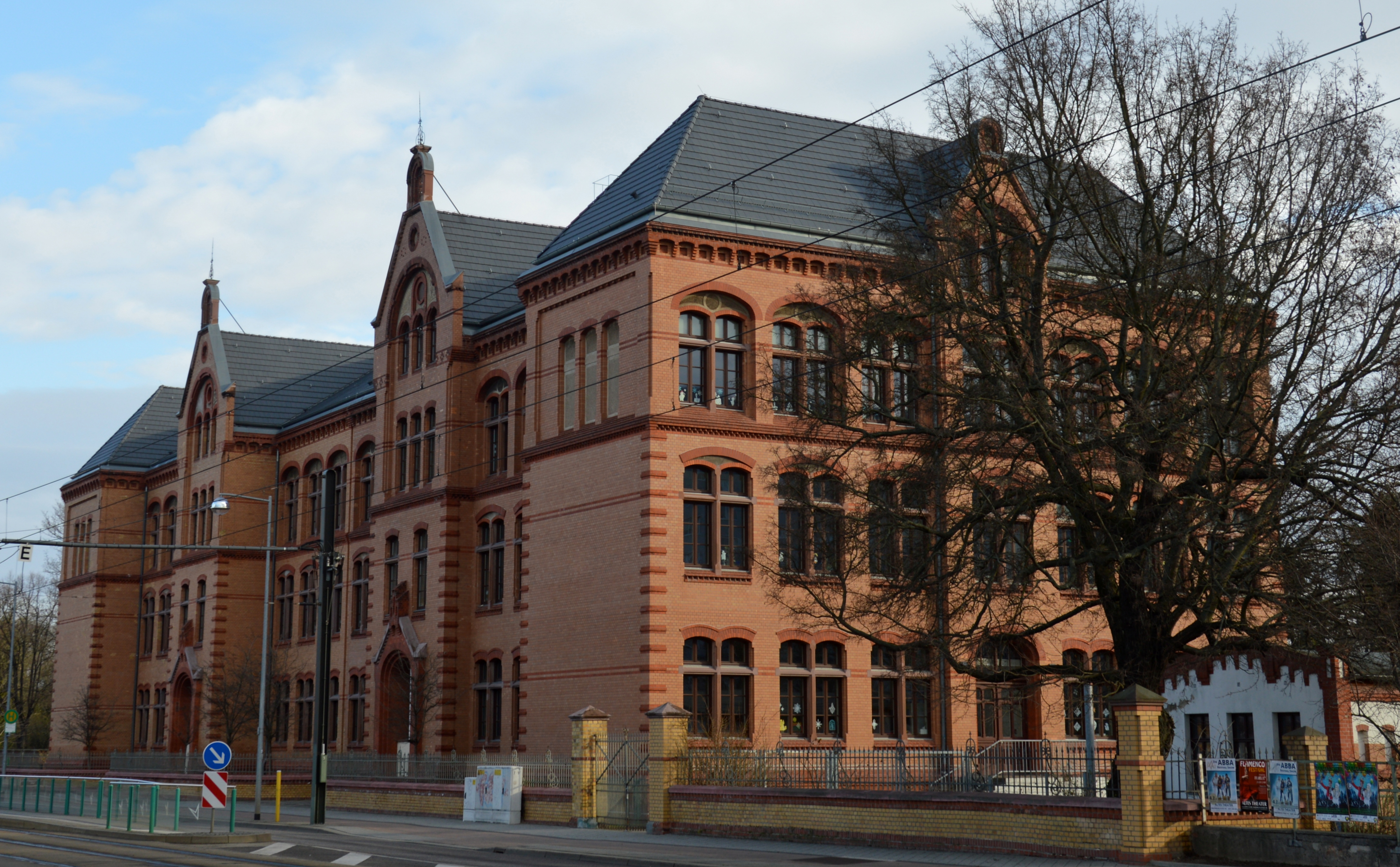 Grundschule Leipziger Straße in Magdeburg, Stadtteil Leipziger Straße; unter Denkmalschutz