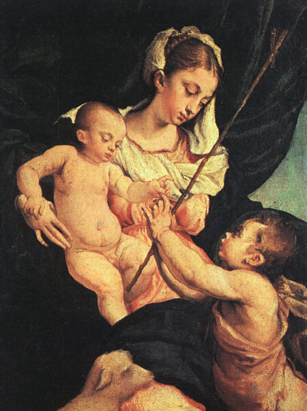 File:Jacopo da Ponte - Madonna and Child with Saint John the Baptist - WGA01446.jpg