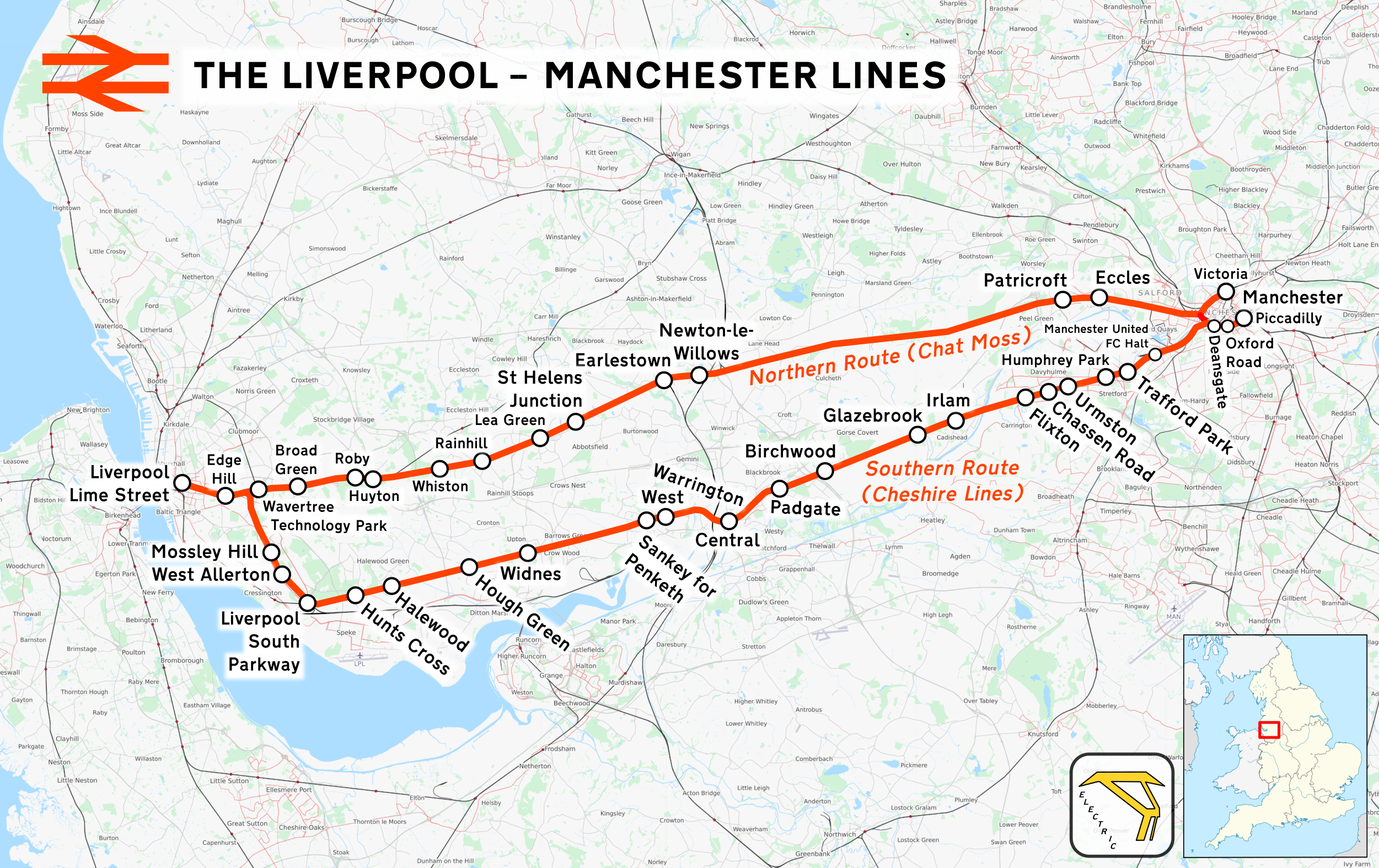 Liverpool-Manchester lines