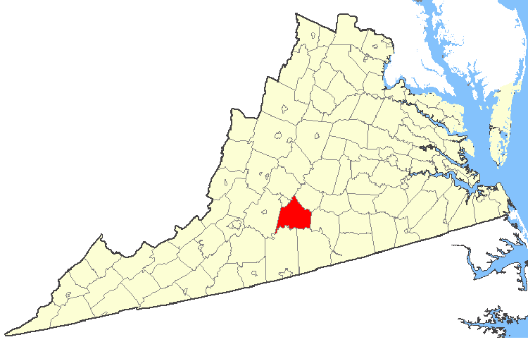 File:Map showing Campbell County, Virginia.png