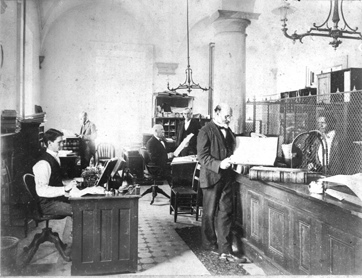 North Carolina State Treasurers Office in State Capitol, c.1890s
