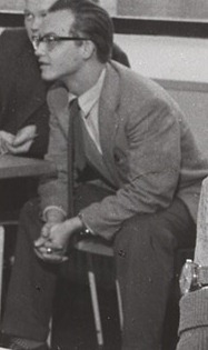 Seppo Kolehmainen vuonna 1958 Suomen Teatterikoulun harjoituksissa.