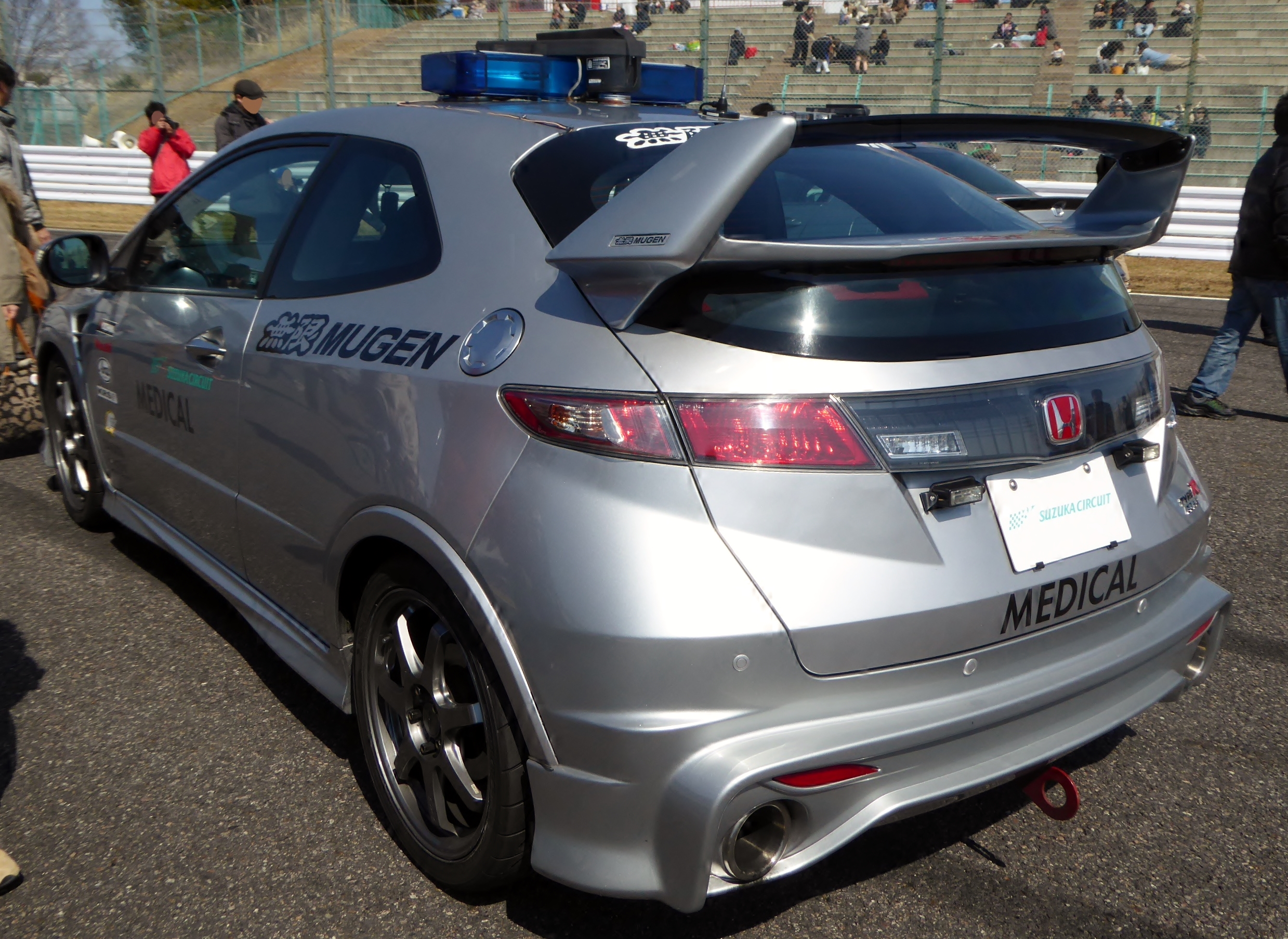 File The Rearview Of Mugen Civic Type R Euro Fn2 Used As A Medical Car Of Suzuka Circuit Jpg Wikimedia Commons