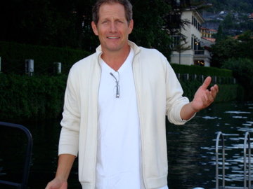 Thom Mathews at Villa Oleandre in Lake Como, Italy June 2009