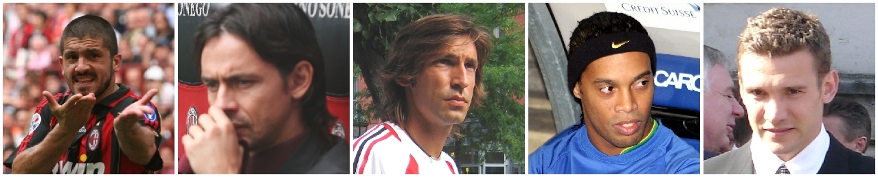 AC Milan players 2008 09