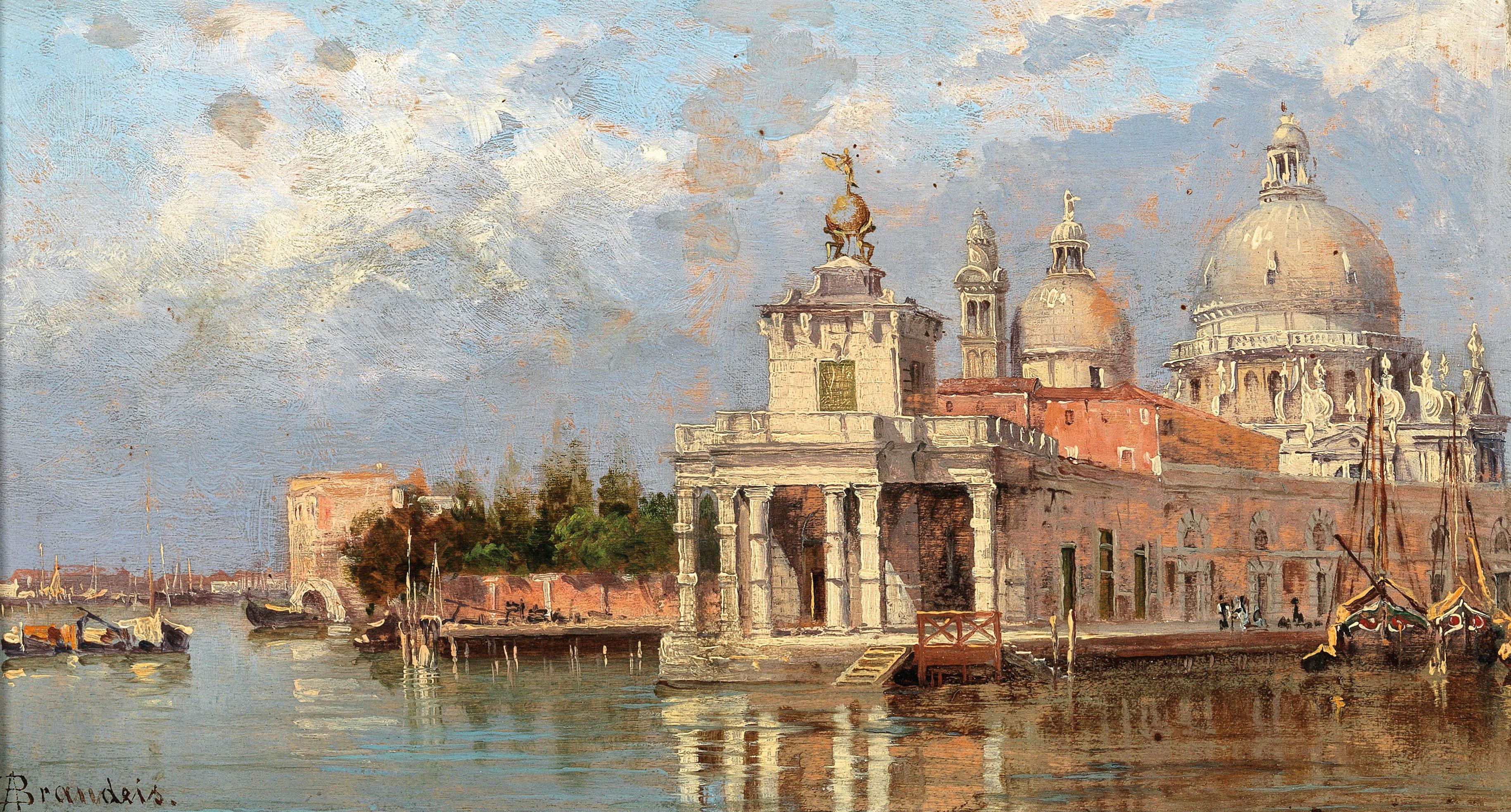 File:Antonietta Brandeis Dogana and Santa Maria della Salute.jpg -  Wikimedia Commons