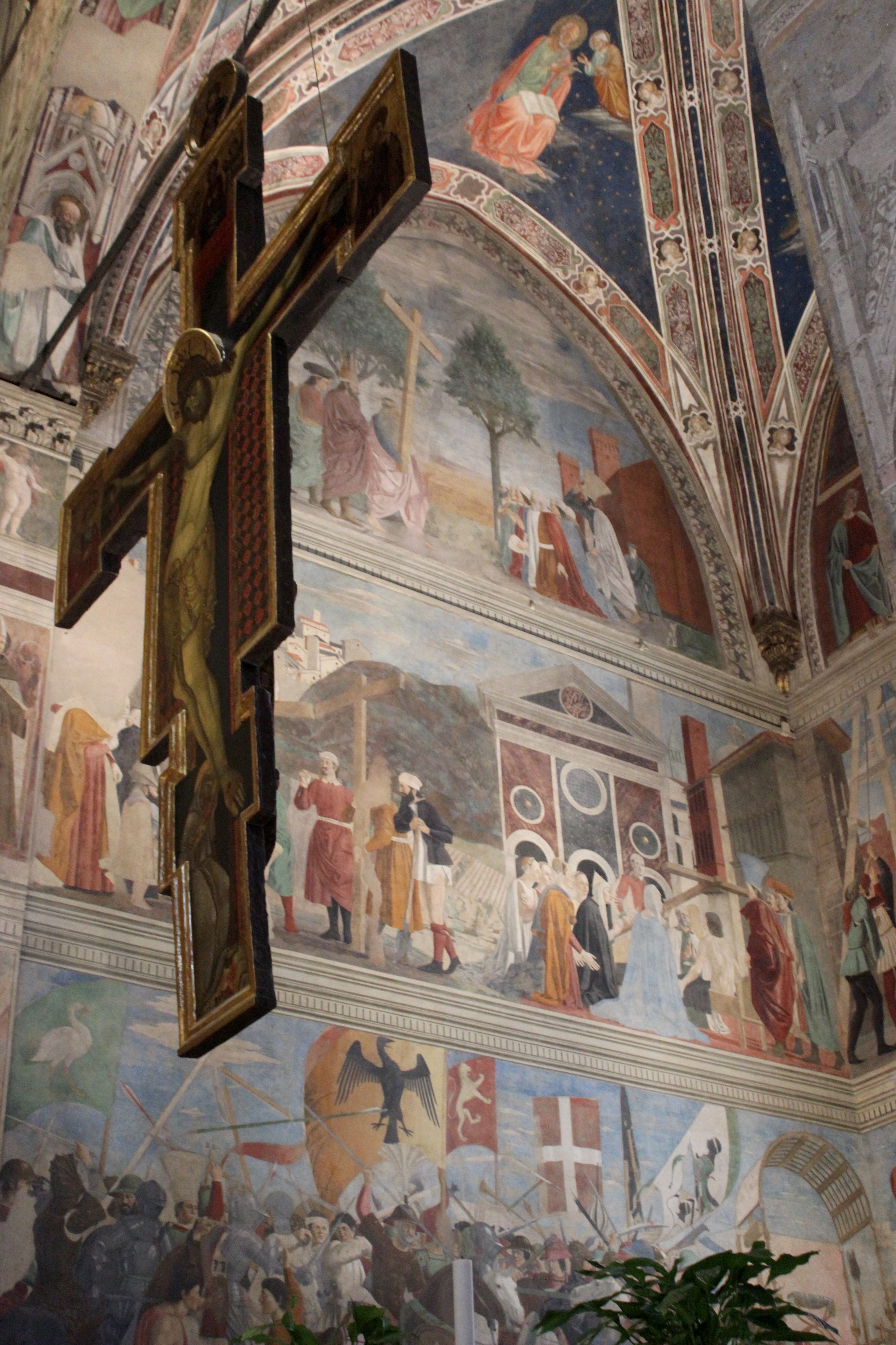 Piero della Francesca Storie della Vera Croce basilica di San