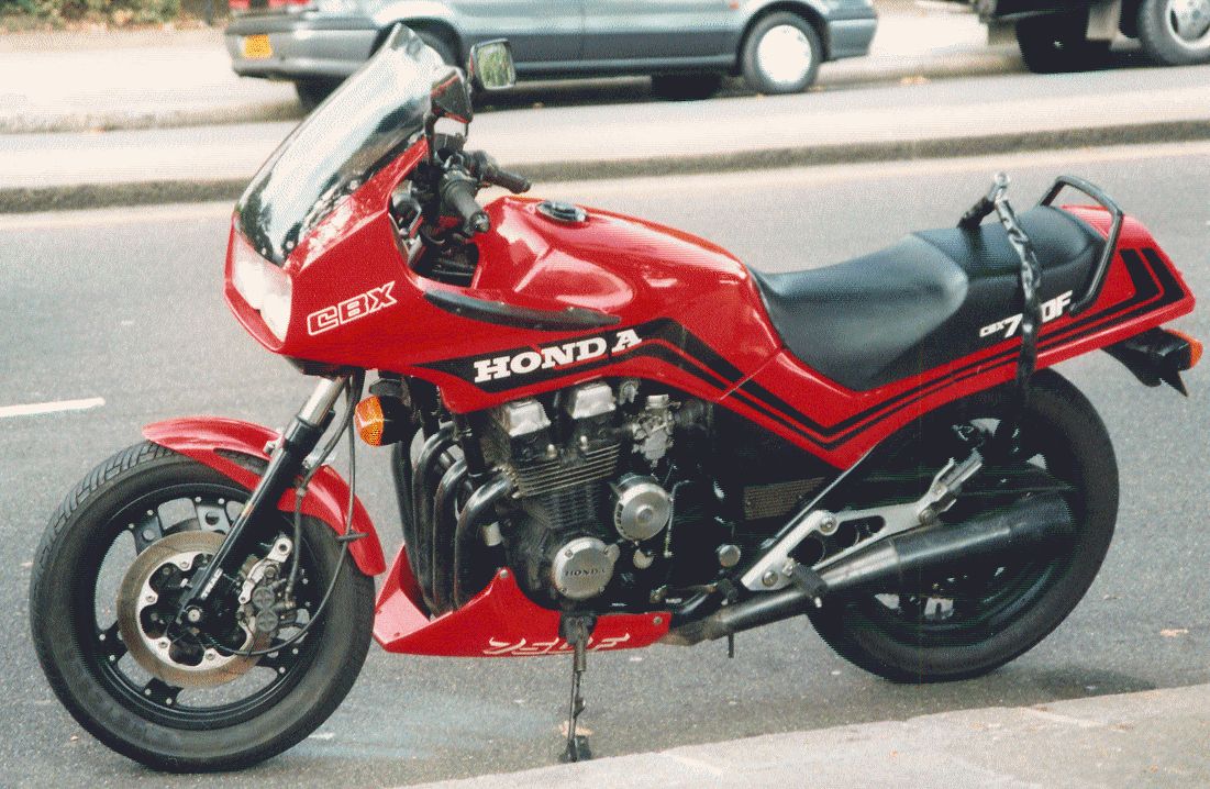 1987 Honda CBX 750 F specifications and pictures