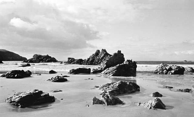 File:Ebbing tide on Sango Beach - geograph.org.uk - 732897.jpg