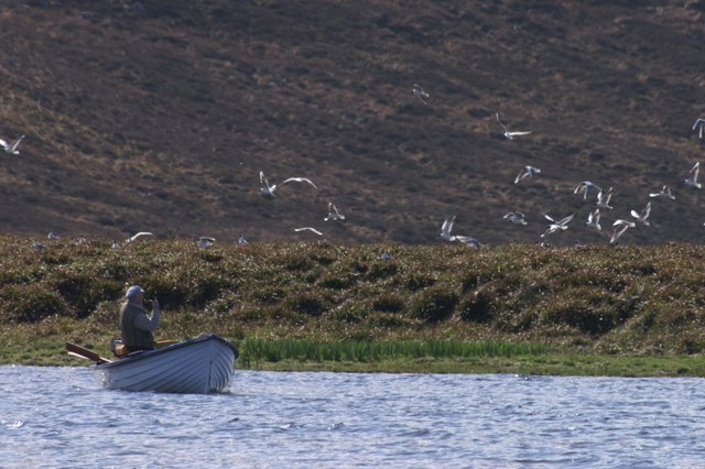 File:Fishing, Loch of Tingwall - geograph.org.uk - 416143.jpg