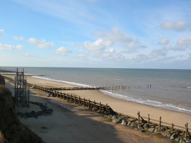 File:Fortifications on the beach - geograph.org.uk - 560446.jpg