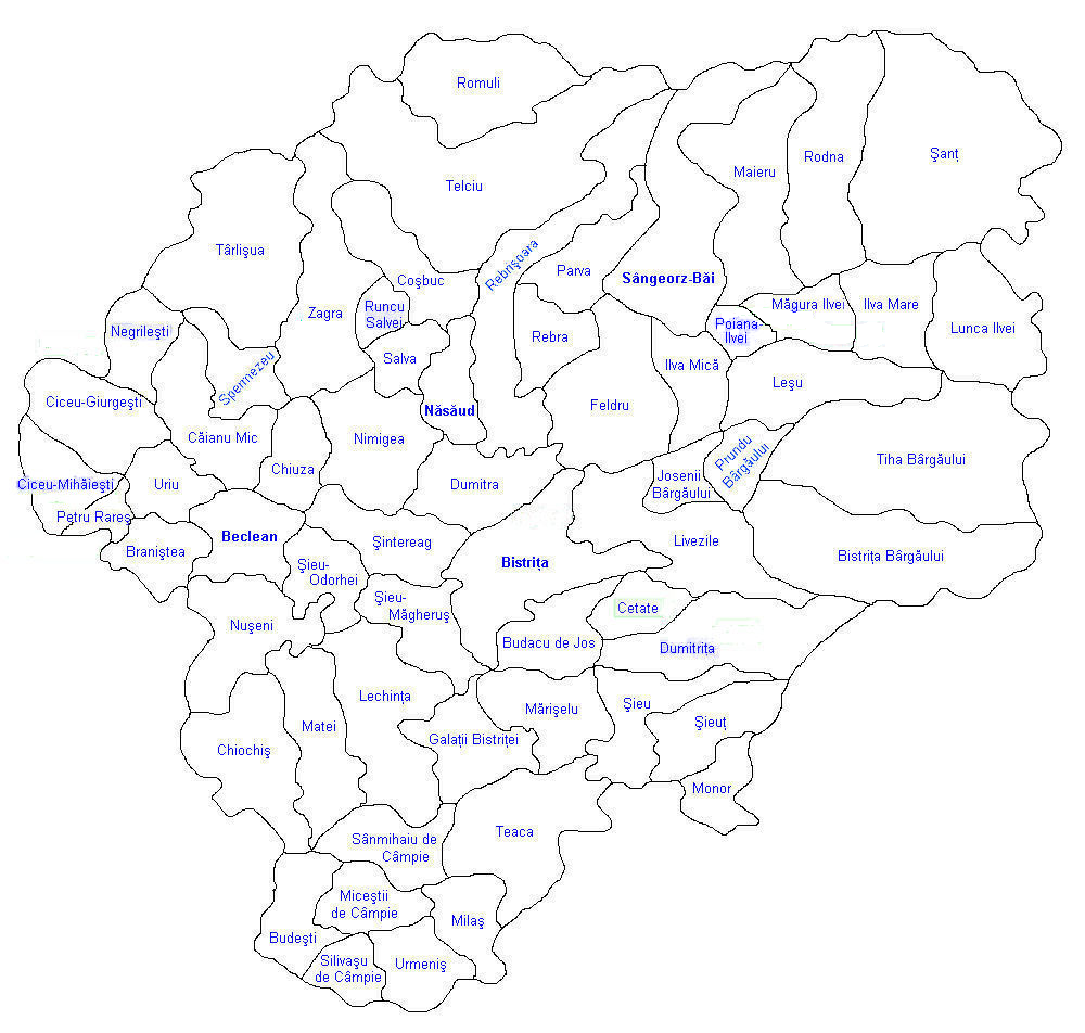 harta judetului bistrita nasaud File:Harta comune jud Bistrita Nasaud.png   Wikimedia Commons