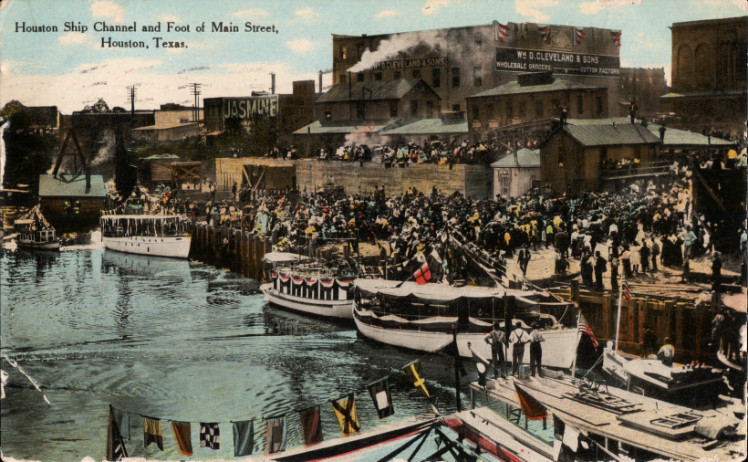 File:Houston Ship Channel and foot of Main Street, Houston, Texas.jpg