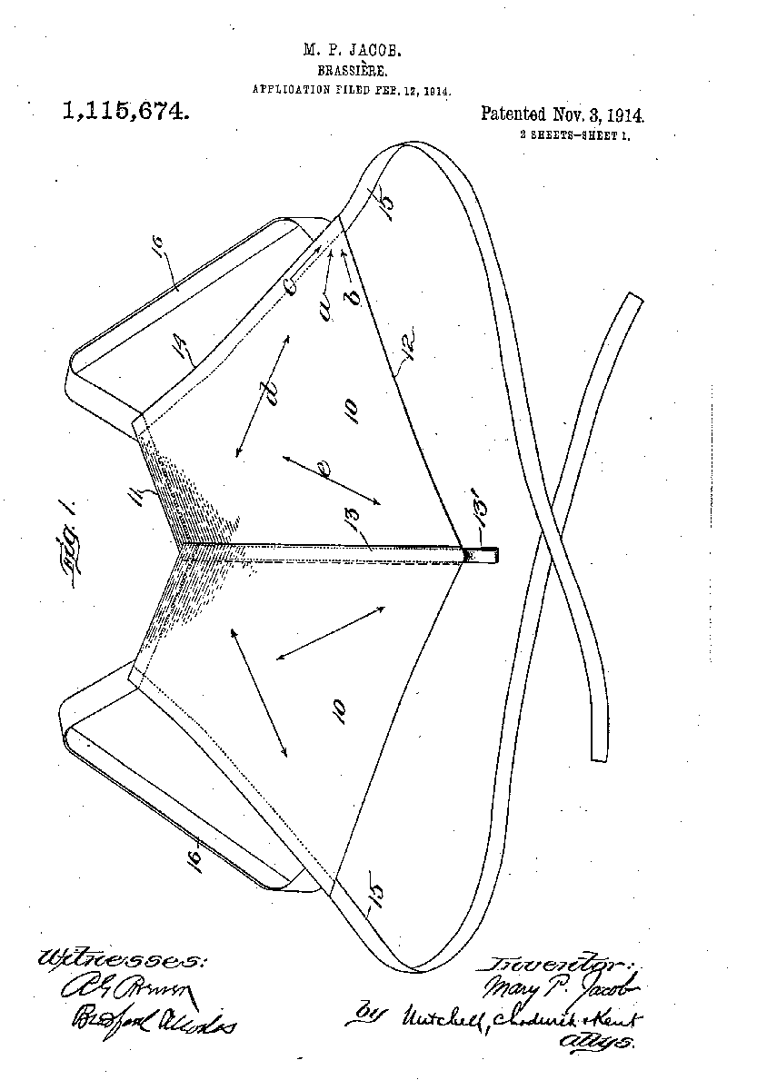 Mary Phelps Jacob, Inventor of the Modern Bra A-Line Dress for Sale by  eedeeo