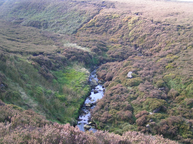 Middle Black Clough - geograph.org.uk - 245942