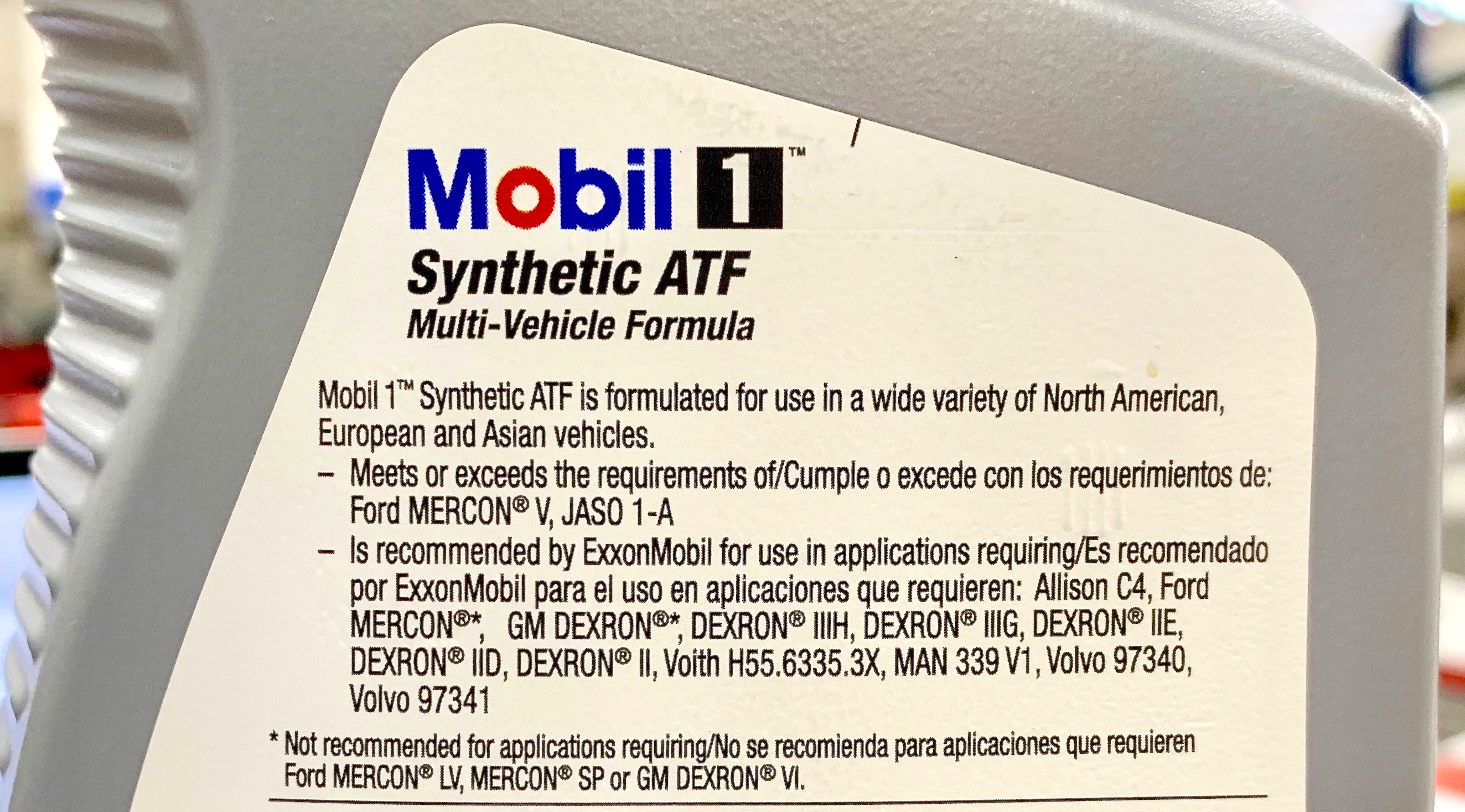  Mobil 1 Full Synthetic LV Automatic Transmission Fluid