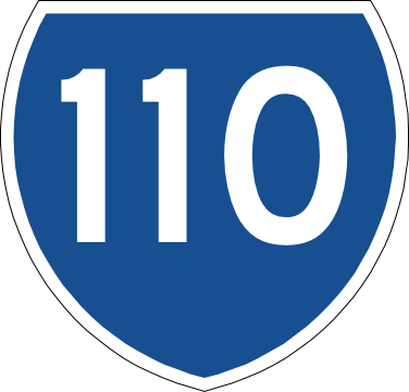 File:New Zealand state highway 110 blue shield.png