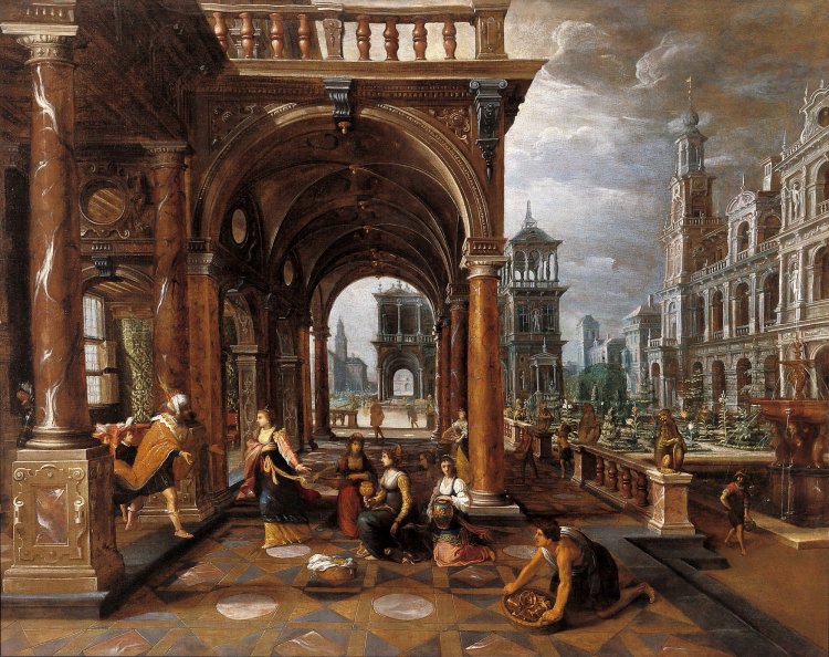 File:Paul Vredeman de Vries and Adriaen van Nieulandt - Solomon and the Queen of Sheba.jpg