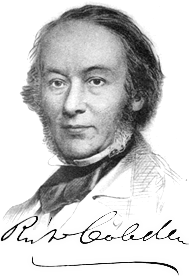 Portræt af Richard Cobden