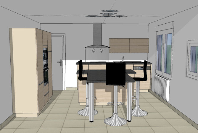 File:Sketchup dessin de Cuisine-2 3D.jpg