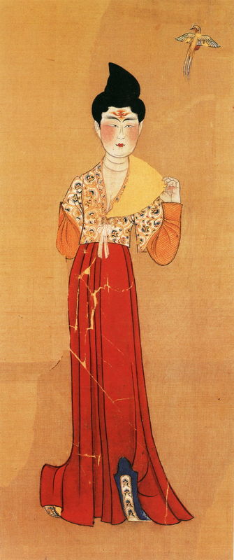 Tang_Paintings_of_a_Woman,_Found_in_a_tomb_in_desert_of_xinjiang.jpg (335×800)