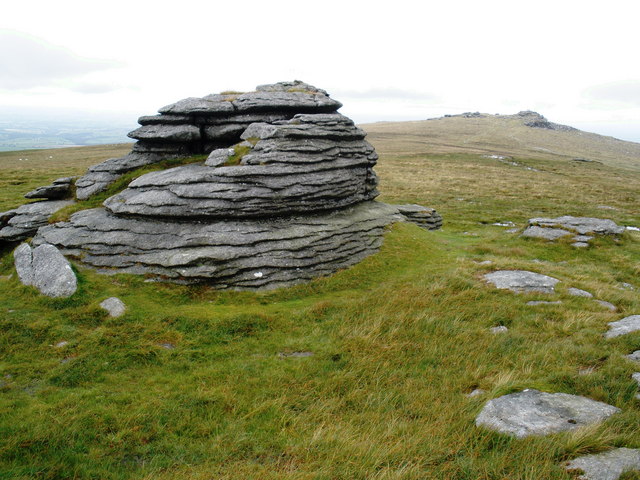 The ridge, north of High Willhays - geograph.org.uk - 1423962