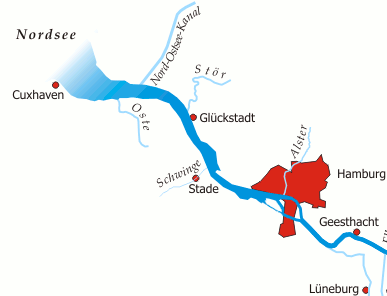 elbmündung nordsee karte Unterelbe – Wikipedia