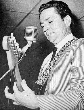 Nelson performing on a Grand Ole Opry package show in 1965