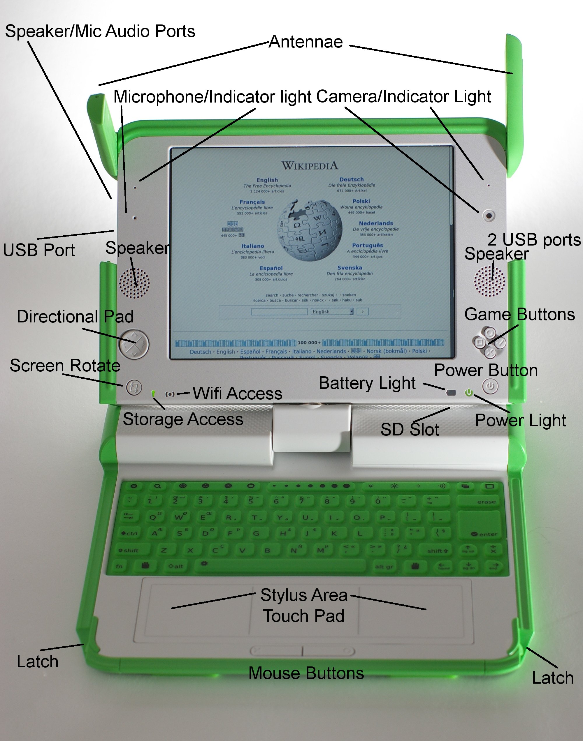 日本未発売  OLPC XO-1 ノートPC  訳あり