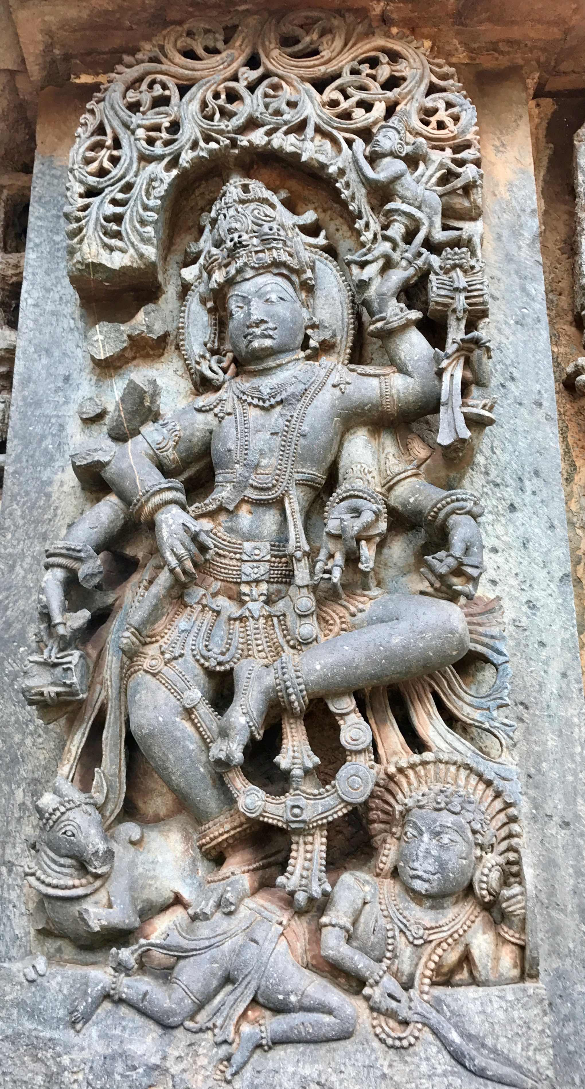 Hoysaleswara Temple Sculpture Work Halebidu Karnataka India, 12th-century  Hindu Temple Dedicated To Shiva. Stock Photo - Image of heritage, carved:  245728862