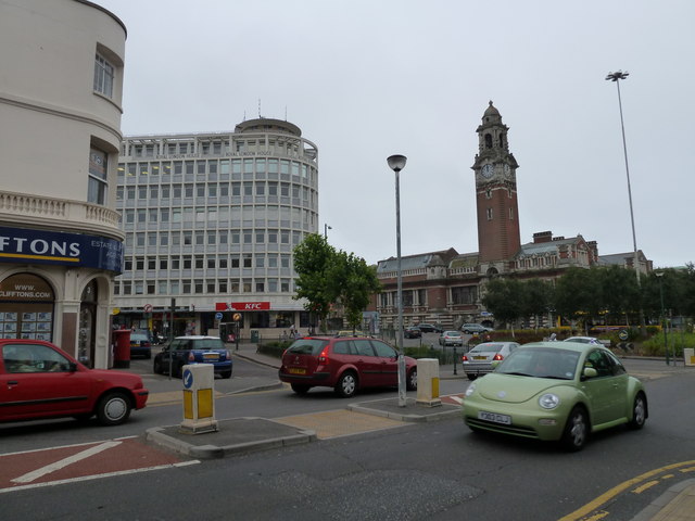 Busy city centre