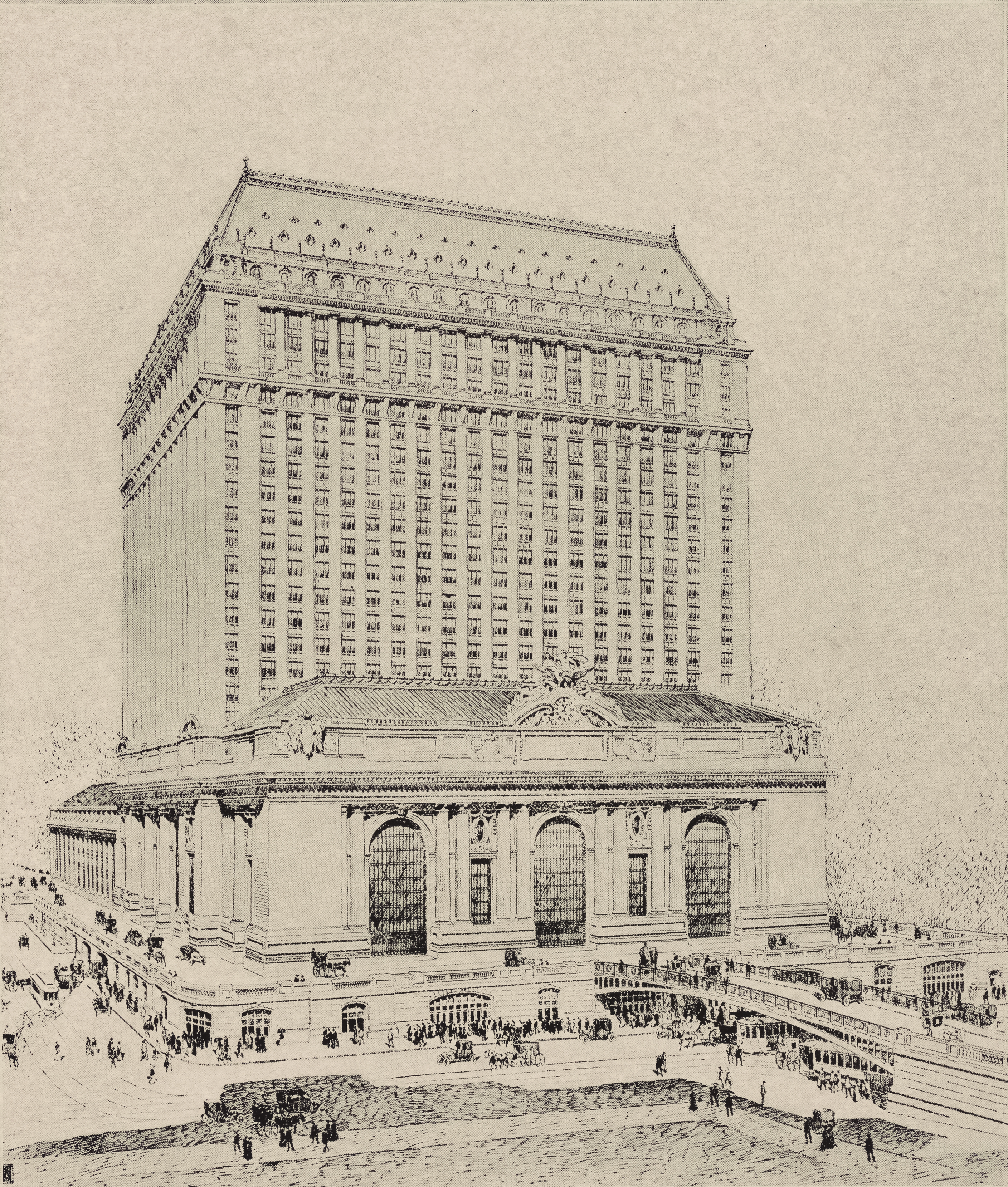 Us architecture. Grand Central Academy of Art. Octagonal Central Tower gif.