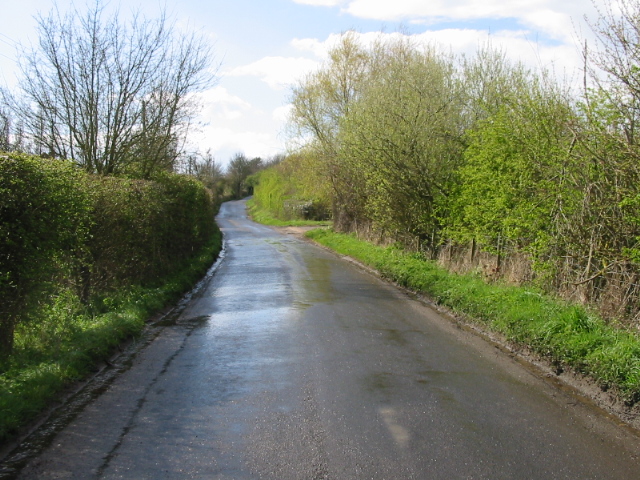 File:Looking W along Denstroude Lane - geograph.org.uk - 763666.jpg