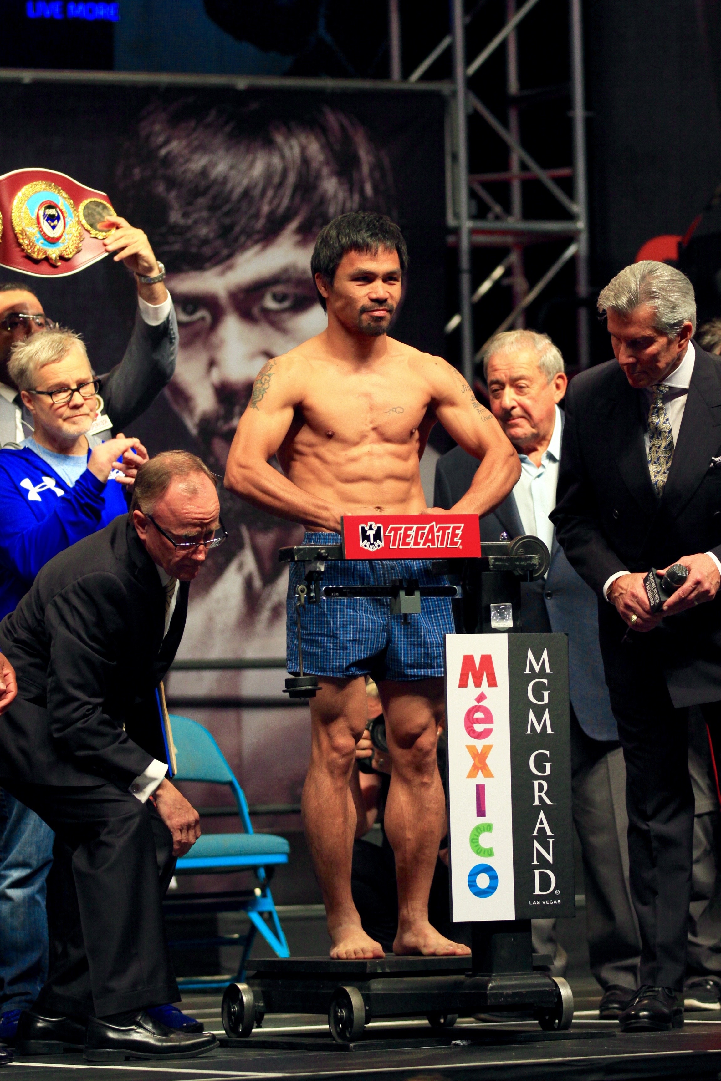 manny pacquiao weigh in