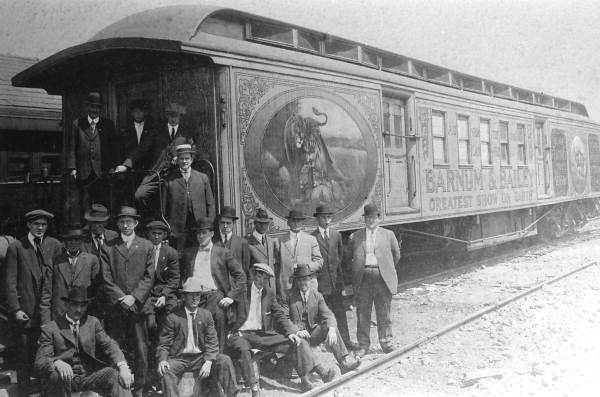 File:Men standing by Barnum & Bailey Circus railroad car (5450522319).jpg