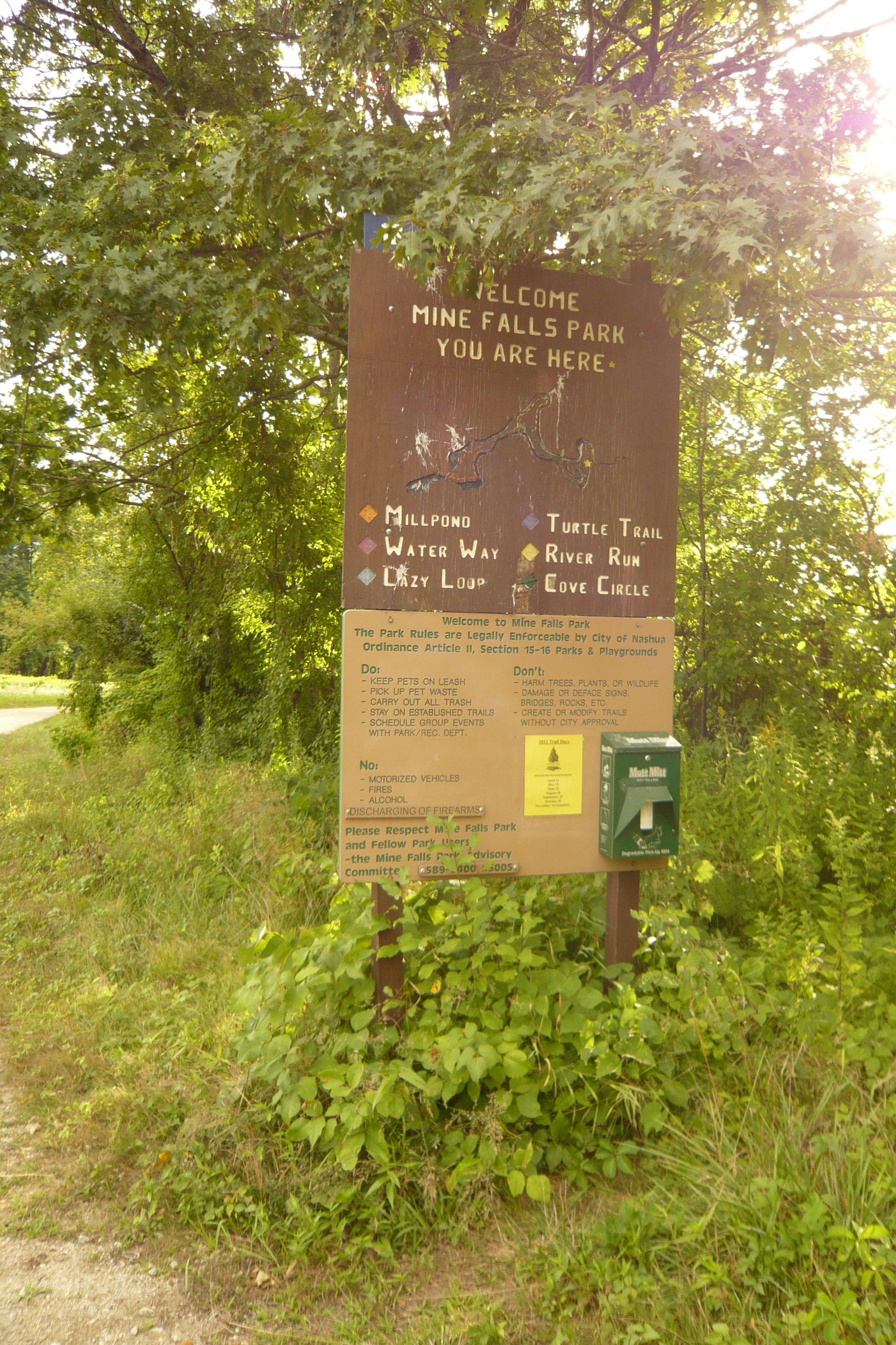 Mines Falls Trail Map File:mine Falls Park Map At Entrance.jpg - Wikimedia Commons