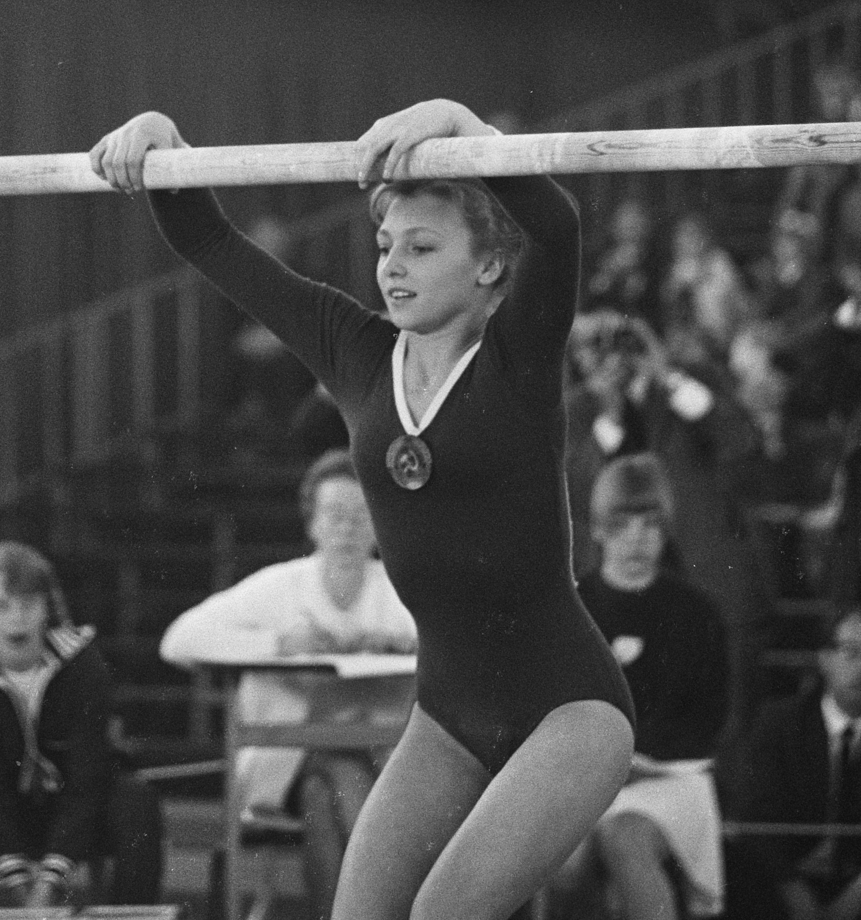 Советская олимпийская гимнастка