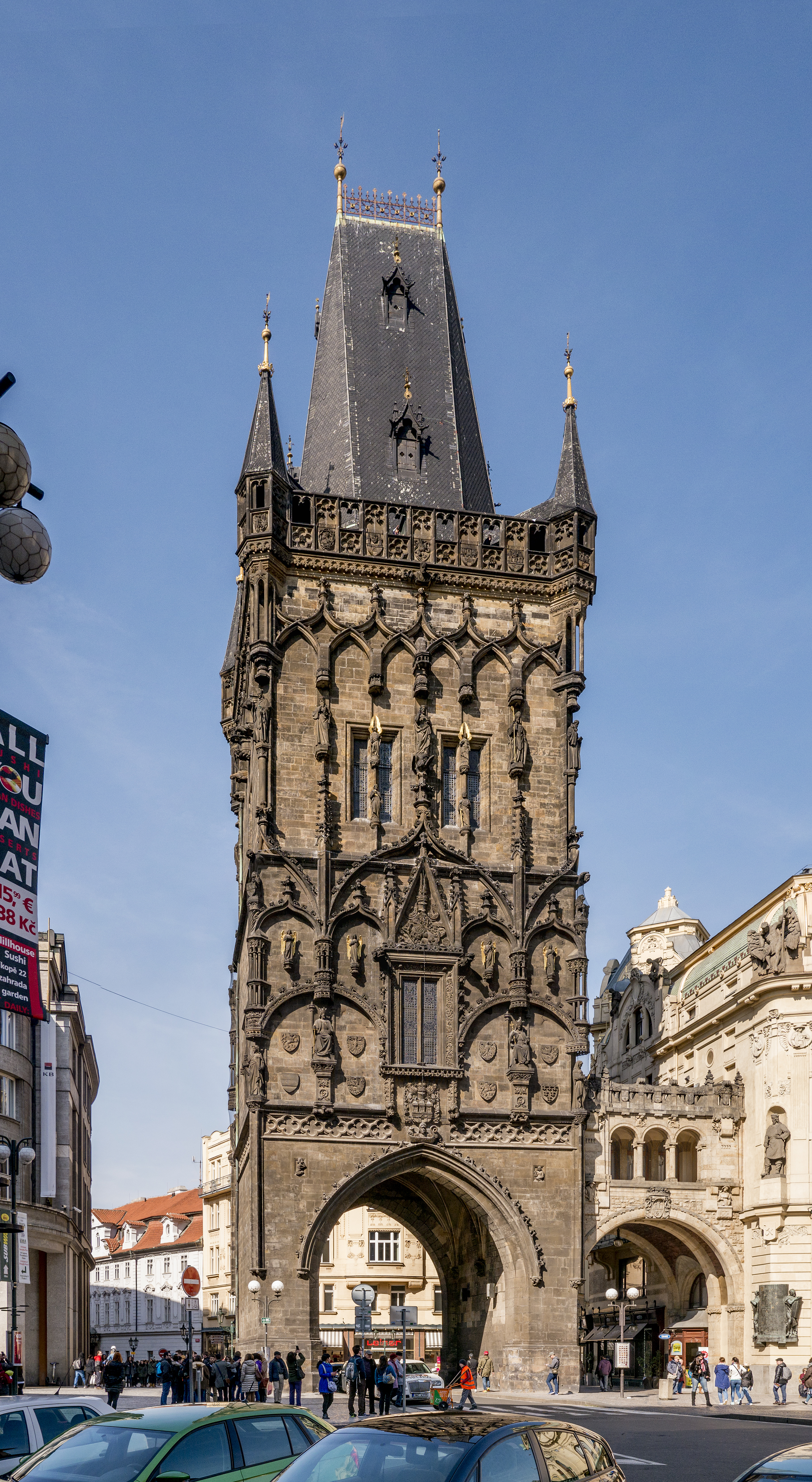 Datei Prag Pulverturm 2 Jpg Wikipedia