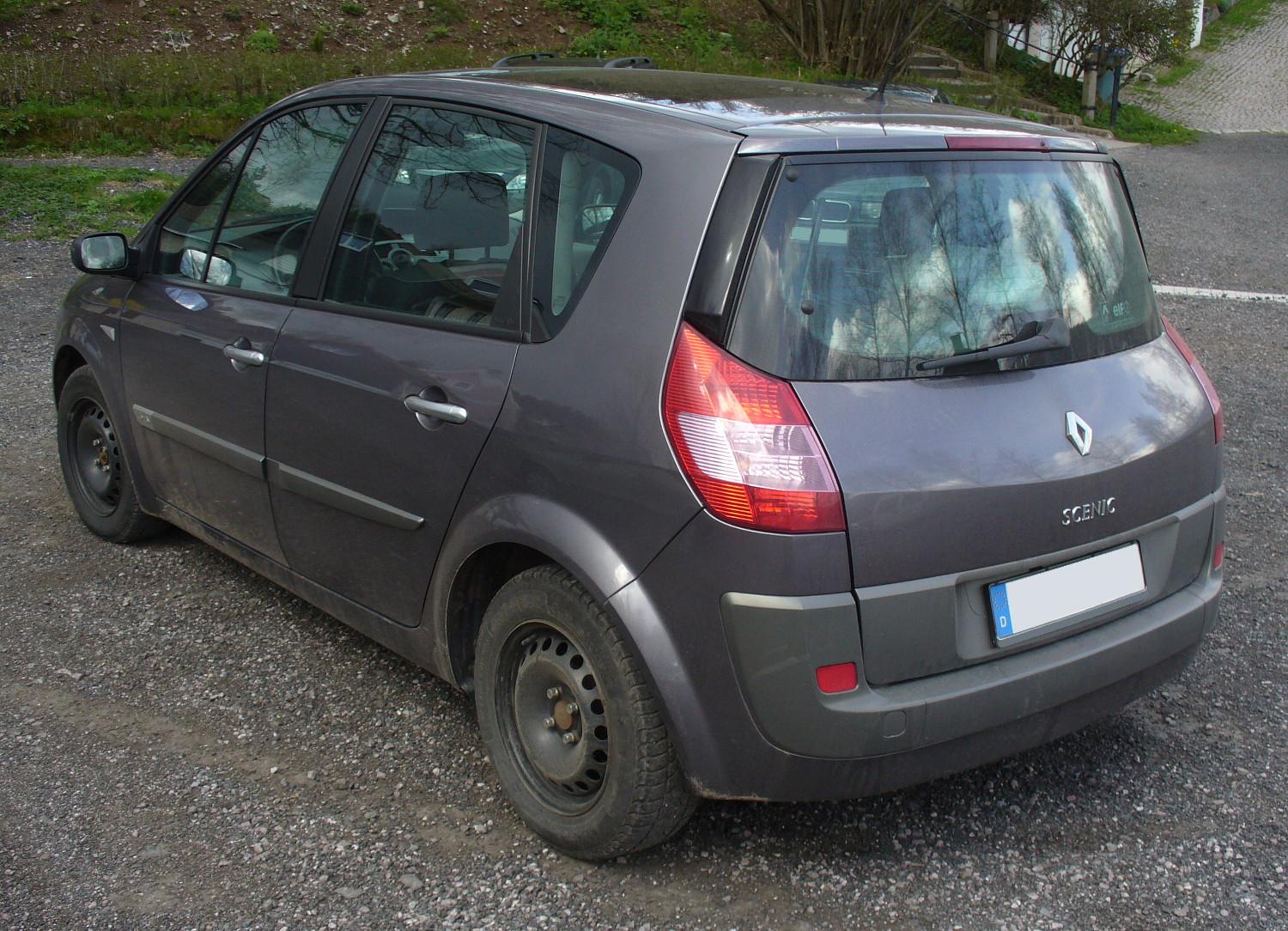 File:Renault Scénic II Phase I 1.6 16V Heck.JPG - Wikimedia Commons