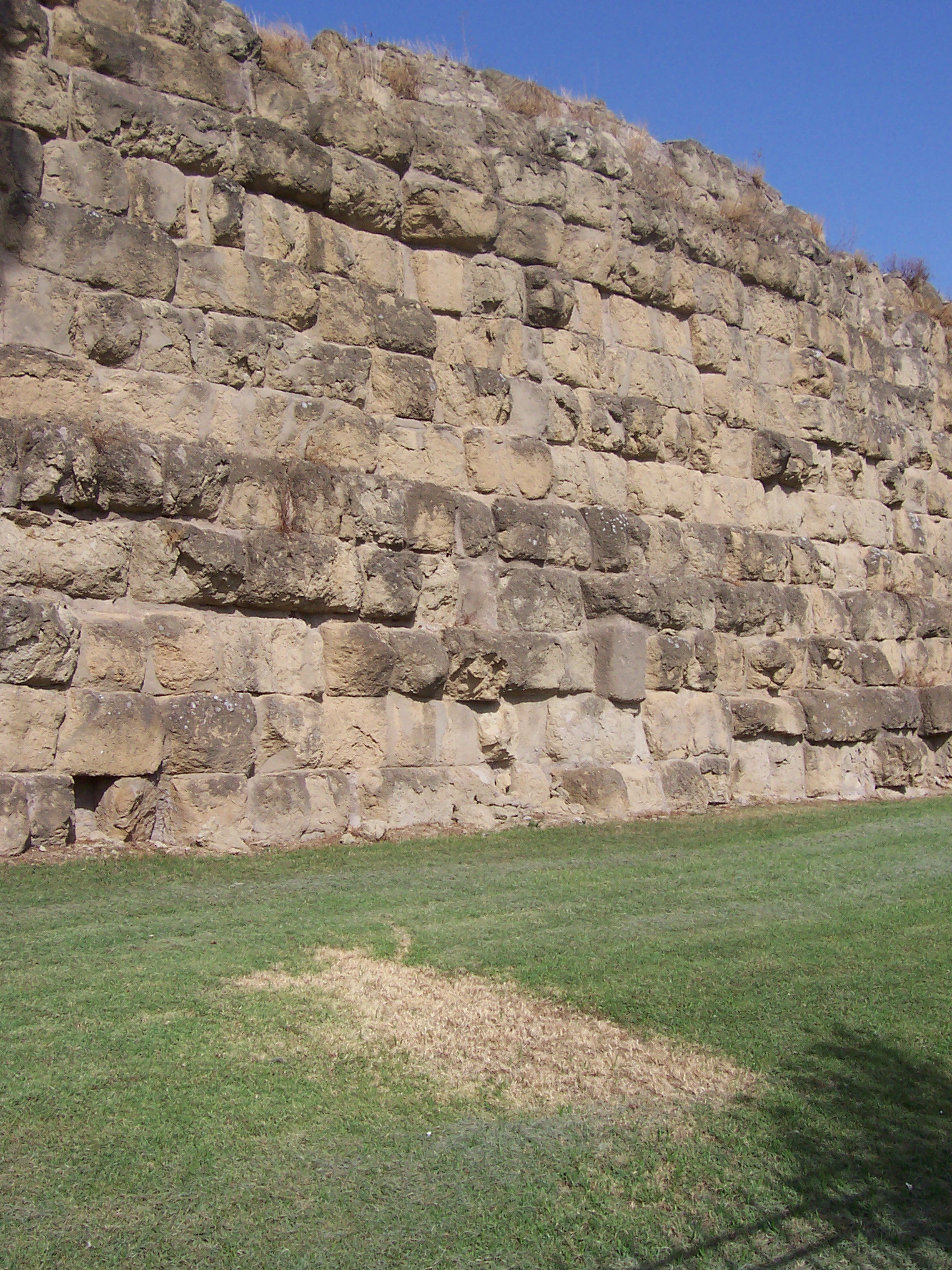 A preserved section of the Servian Wall
